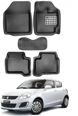 MATIES PVC 5D Mat For  Maruti Suzuki Swift(Black)