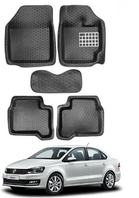 AYW PVC 5D Mat For  Volkswagen Vento(Black)