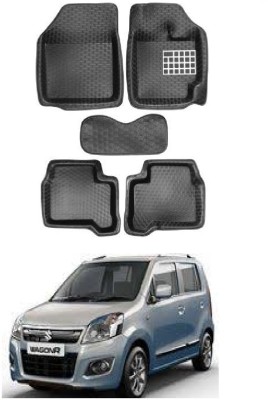 MATIES PVC 5D Mat For  Maruti Suzuki WagonR(Black)