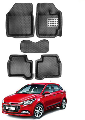 AYW PVC 5D Mat For  Hyundai i20(Black)