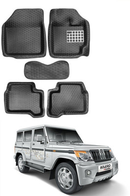 MATIES PVC 5D Mat For  Mahindra Bolero(Black)