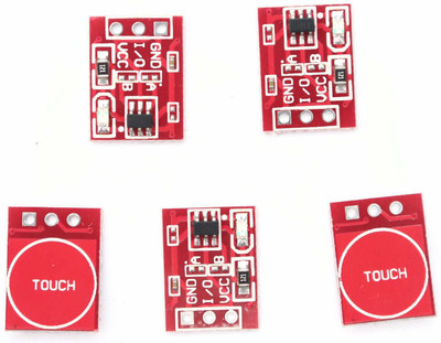 Stookin PACK OF 10 TTP223 Touch Key Switch Module Touching Button Capacitive Switches Self-Locking/No-Locking Jog 2.5-5.5V Power Supply Electronic Hobby Kit
