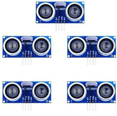Cam cart 5 Pcs Ultrasonic Sensor Module HC-SR-04 (Pack of 5) Electronic Components Electronic Educational Electronic Hobby Kit