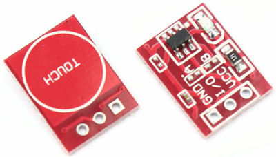 Stookin PACK OF 1 TTP223 Touch Key Switch Module Touching Button Capacitive Switches Self-Locking/No-Locking Jog 2.5-5.5V Power Supply Electronic Hobby Kit