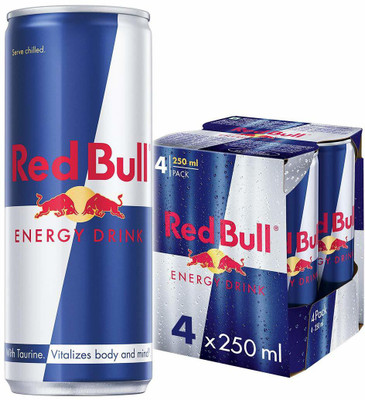 Red Bull Energy Drink in Pmc Energy Drink(4x250 ml, Plain Flavored)