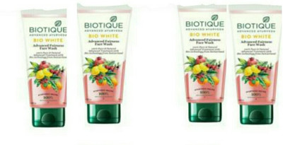 BIOTIQUE BIO White Whitening and Brightening  100 x 4 Face Wash(400 ml)