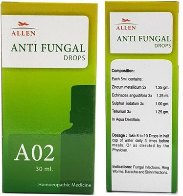 ALLEN A02 Anti Fungal Drops(2 x 30 ml)