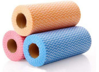 Kamview Non Woven Dish Cloth Reusable Kitchen Paper rolls Multiuse Cleaning Towels(1 Ply, 240 Sheets)