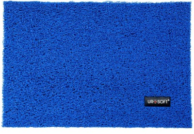 UROSOFT PVC (Polyvinyl Chloride) Door Mat(Blue, Large)