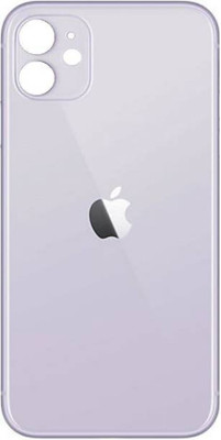 TECHFY Apple Iphone 11 Back Panel(Purple)