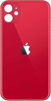 TECHFY Apple Iphone 11 Back Panel(Red)