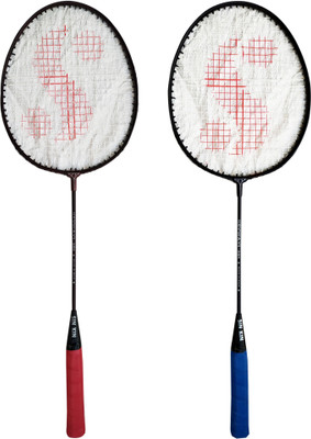 SINKIN Badminton Set of Two for all family men, Women, Boys & Girls Multicolor Strung Badminton Racquet  (Pack of: 2, 250 g)