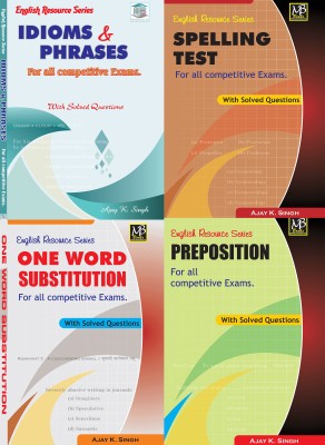 SSC Resource Book(Idioms & Phrases, OWS, Preposition, Spelling Test) By MB Books(Glue, Paperback, Ajay Kumar Singh)