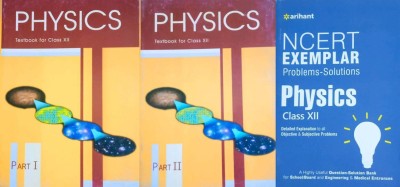 Ncert Physics Class 12 (Vol 1.2 ) & Exemplar Solution Physics Class 12 (Combo Pack )(Paperback, ncert)