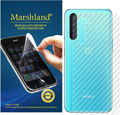 MARSHLAND Back Screen Guard for OnePlus Nord, Carbon fiber(Pack of 1)