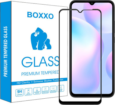 Boxxo Edge To Edge Tempered Glass for Poco M2(Pack of 1)