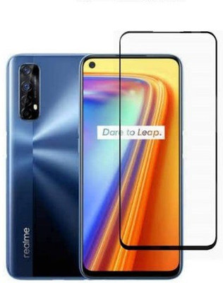 LIKEDESIGN Edge To Edge Tempered Glass for Realme 7(Pack of 1)