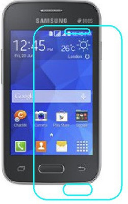 Ecomaholics Tempered Glass Guard for SAMSUNG GALAXY YOUNG 2(Pack of 1)