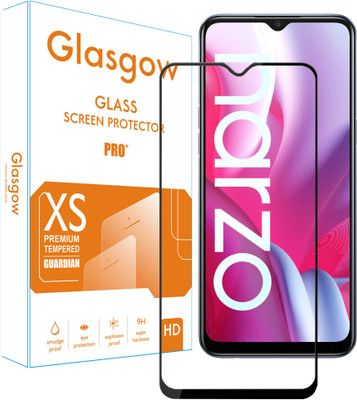 Glasgow Edge To Edge Tempered Glass for Realme Narzo 20A(Pack of 1)