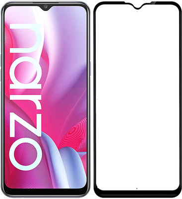 AKSHUD Edge To Edge Tempered Glass for Realme Narzo 20(Pack of 1)
