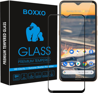 Boxxo Edge To Edge Tempered Glass for Nokia 5.3(Pack of 1)