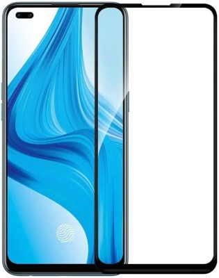 ASVALBUY Edge To Edge Tempered Glass for Oppo F17 Pro(Pack of 1)