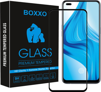 Boxxo Edge To Edge Tempered Glass for Oppo F17 Pro(Pack of 1)