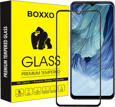 Boxxo Edge To Edge Tempered Glass for Oppo F17(Pack of 1)