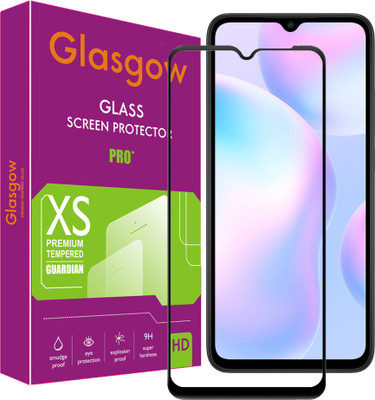 Glasgow Edge To Edge Tempered Glass for Mi Redmi 9i(Pack of 1)