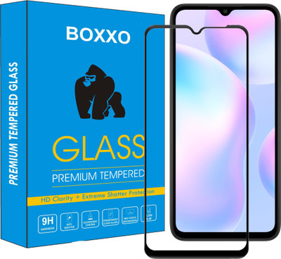 Boxxo Edge To Edge Tempered Glass for Poco M2(Pack of 1)