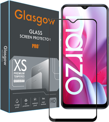 Glasgow Edge To Edge Tempered Glass for Realme Narzo 20A(Pack of 1)