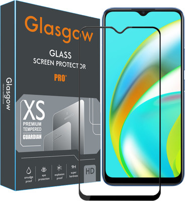 Glasgow Edge To Edge Tempered Glass for Realme C20(Pack of 1)