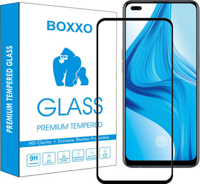 Boxxo Edge To Edge Tempered Glass for Oppo F17 Pro(Pack of 1)