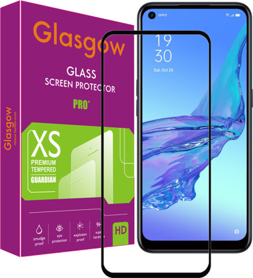 Glasgow Edge To Edge Tempered Glass for Oppo A53(Pack of 1)