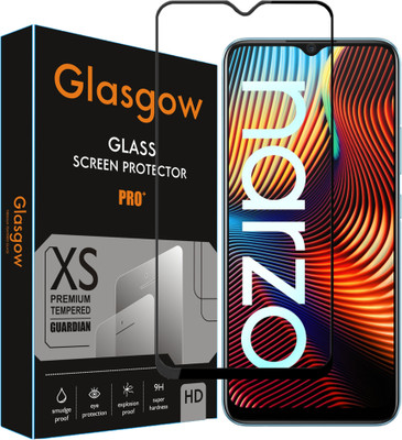 Glasgow Edge To Edge Tempered Glass for Realme Narzo 20(Pack of 1)