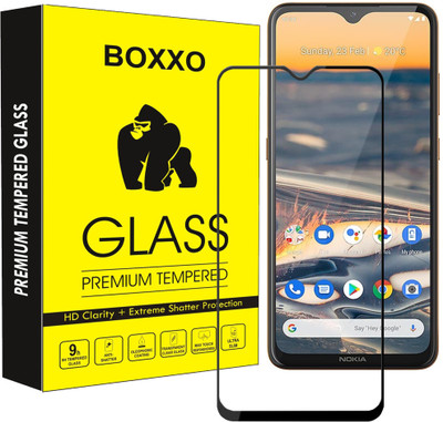 Boxxo Edge To Edge Tempered Glass for Nokia 5.3(Pack of 1)