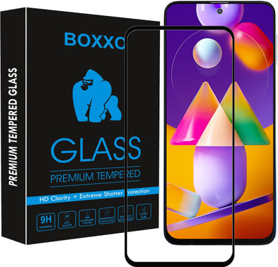 Boxxo Edge To Edge Tempered Glass for Samsung Galaxy M31s(Pack of 1)