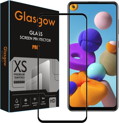 Glasgow Edge To Edge Tempered Glass for Samsung Galaxy A21s(Pack of 1)