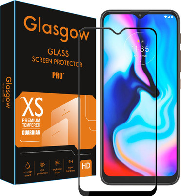Glasgow Edge To Edge Tempered Glass for Motorola Moto E7 Plus(Pack of 1)