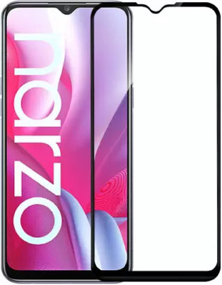 ISAAK Edge To Edge Tempered Glass for Realme Narzo 20a(Pack of 1)