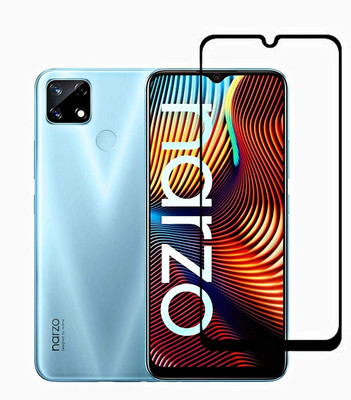 AKSHUD Edge To Edge Tempered Glass for Realme Narzo 20(Pack of 1)