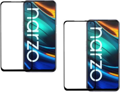 ISAAK Edge To Edge Tempered Glass for Realme Narzo 20 Pro(Pack of 2)