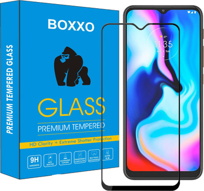 Boxxo Edge To Edge Tempered Glass for Motorola Moto E7 Plus(Pack of 1)