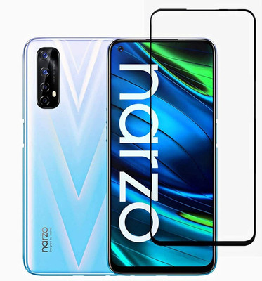 AKSHUD Edge To Edge Tempered Glass for Realme Narzo 20 Pro(Pack of 1)