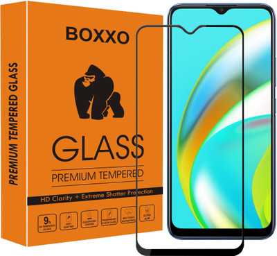 Boxxo Edge To Edge Tempered Glass for Oppo A16e(Pack of 1)