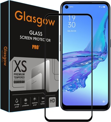 Glasgow Edge To Edge Tempered Glass for Oppo A52(Pack of 1)