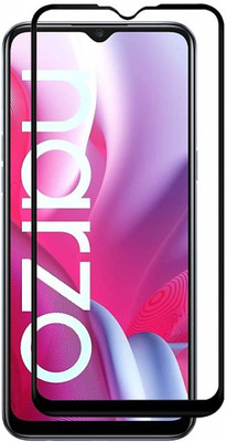 AKSHUD Edge To Edge Tempered Glass for Realme Narzo 50i(Pack of 1)