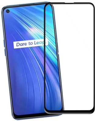 HQ Protection Edge To Edge Tempered Glass for Realme 6, Realme 6i(Pack of 1)