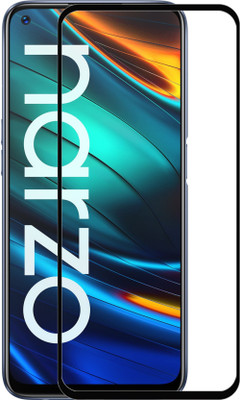XRENGTH Edge To Edge Tempered Glass for Realme Narzo 20 Pro(Pack of 1)