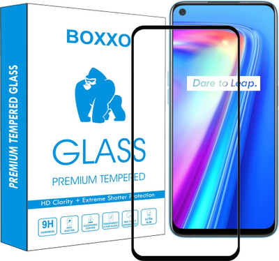 Boxxo Edge To Edge Tempered Glass for Realme 7(Pack of 1)